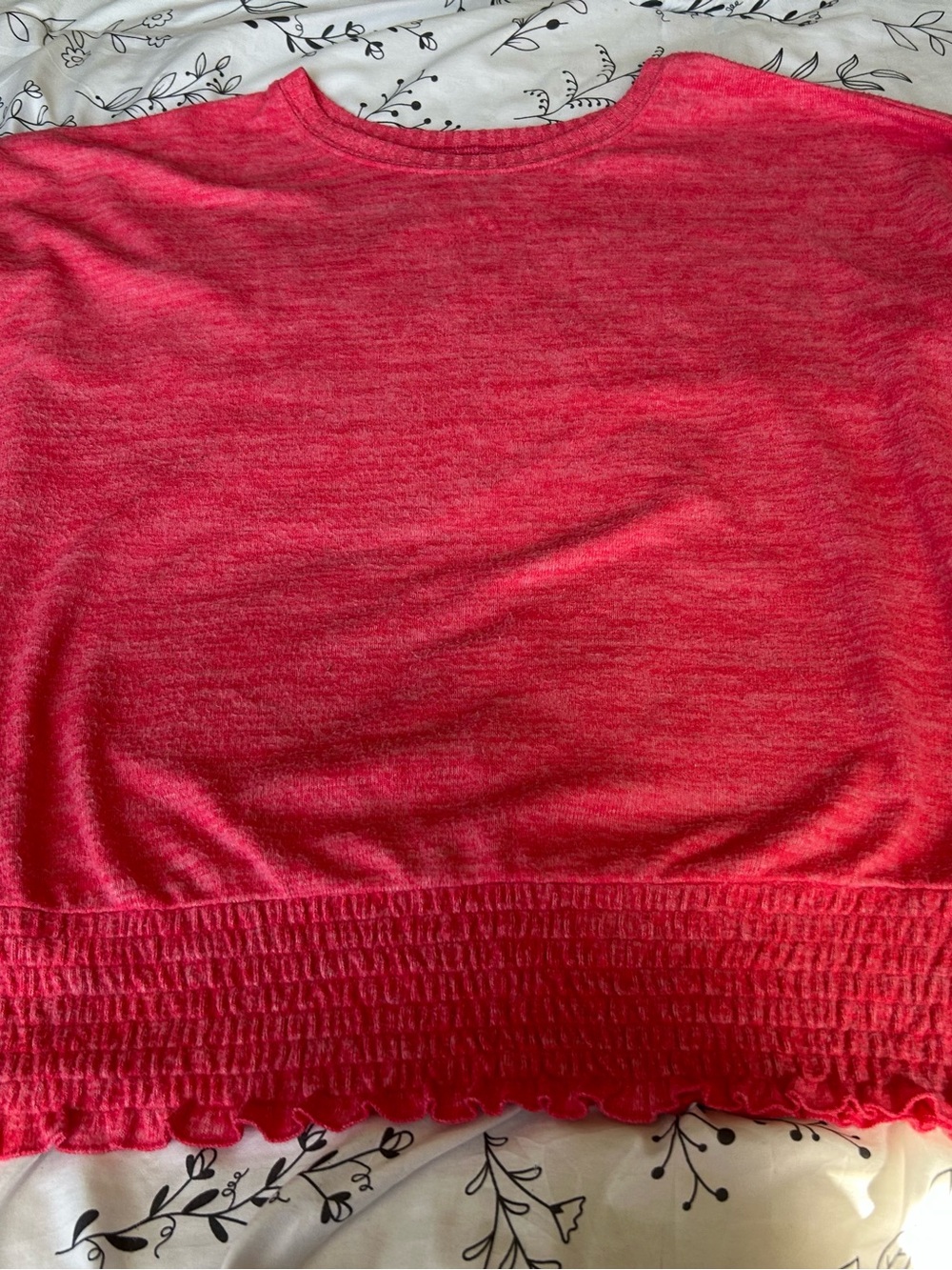 torrid Heathered Pink Short Sleeve Top